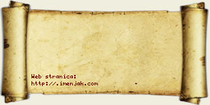 Isak Panić vizit kartica